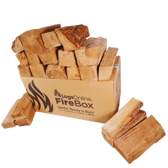 20KG Chiminea & Fire Pit Hardwood Logs Handy Box - Image 2